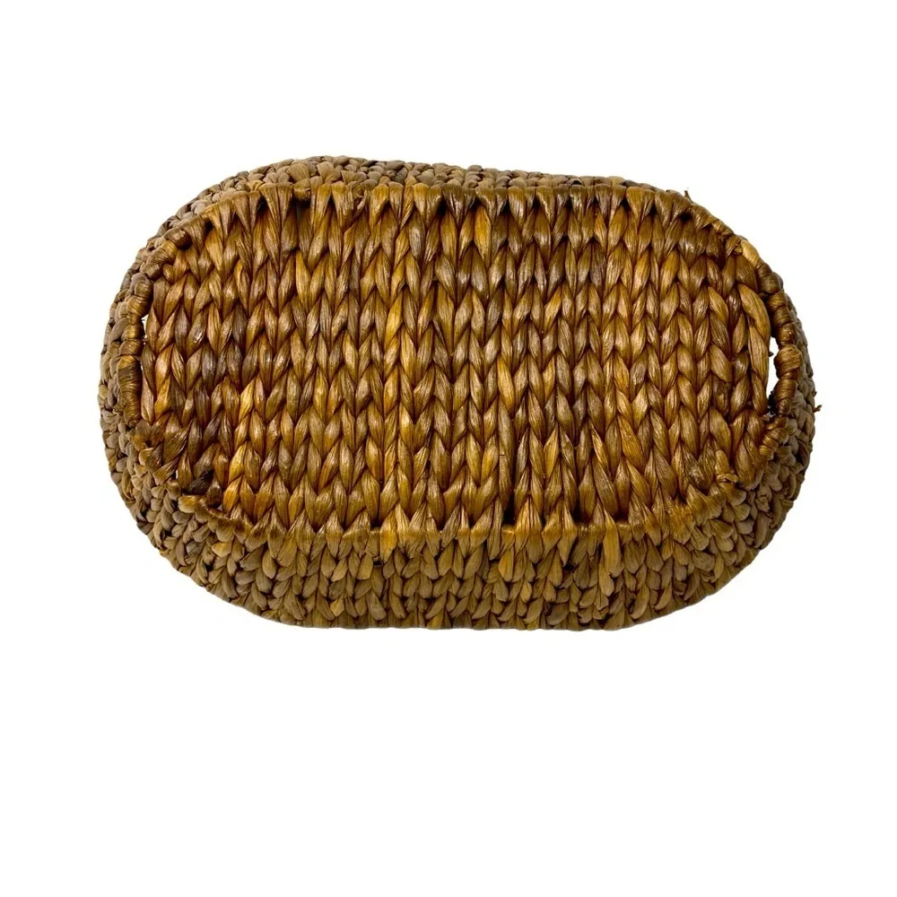 SeaGrass | Brown Oval Basket | 14.5